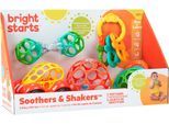 Greifspielzeug BRIGHT STARTS "Soothers & Shakers™ 5 Piece Gift Set", bunt, Greifspielzeug, Baby, Kunststoff, Metall, Greifspielzeug