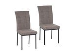 HTI-Living Stuhl Matthew Hellbraun 2er-Set