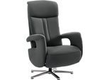 Relaxsessel DIE PLANBAR "MP-RS18073", grau (longlife easy slate), B:71cm H:110cm T:83cm, 100% Polyester, Sessel, Relaxsessel, 360 drehbar, inkl. man. Kopfpolsterverstellung u. Relax-Funktion