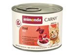 animonda Carny Nassfutter Katze Adult Rind 24x200 g