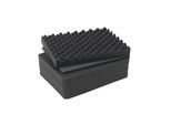 HMF ODR100 Koffereinlagen mit Rasterschaumstoff für Outdoor-Fotokoffer, 3er Set, 31 x 23 cm