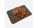 THE DOG IDEA Hundereisebett Khaki L