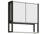 Mid.you , Weiß , Metall , 60x60x17 cm , Badezimmer, Badezimmermöbel, Badezimmerschränke, Spiegelschränke