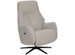 Livetastic , Beige , Textil , 77x112x86 cm , Relaxfunktion, Sitzfläche 360° drehbar ,