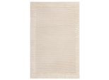 Flair Rugs , Creme , Textil , Uni , rechteckig , 80x150 cm , Reach, AZO-frei, Handmade in India , für Fußbodenheizung geeignet, strapazierfähig , Teppiche & Böden, Teppiche, Webteppiche, Handwebteppiche