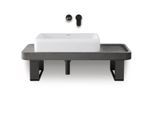 Duravit Collection One Waschtisch-Konsolen-Set D4800600 100x45x90cm, mit Konsole, Konsolenträger, Lavica poliert