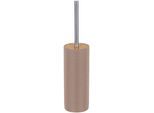 WC-Garnitur KLEINE WOLKE "Kyoto", beige (macadamia), B:9cm H:40cm L:9cm, Polyresin (Kunststein), Reinigungsbürsten