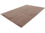 Fellteppich OBSESSION "My Cha Cha 535", grau (taupe), B:60cm H:18mm L:110cm, Kunstfaser, Teppiche, Fellteppich, Kunstfell, Uni Farben, besonders weich - ein echter Kuschelteppich