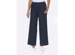 7/8-Jeans INSPIRATIONEN, Damen, Gr. 24, Kurzgrößen, blau (dunkelblau), 98% Baumwolle, 2% Elasthan, unifarben, lang, Jeans