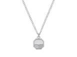 Kette mit Anhänger JOOP "Schmuck, Geschenk", silber (edelstahlfarben), Halsketten, Herren, Edelstahl, L: 60 B: 3,5mm, B:3,5mm