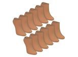12er Pack Damen Unsichtbare Pop-Socken 15 Denier Leichte No-Show Socken