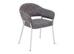 Sessel Coco -Trend- Webstoff Multicolor, Chromfarben