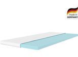 Topper OTTO HOME "Lasse, Topper 90x200 cm,180x200 cm & mehr", transparent (weiß, neutral), B:100cm H:7cm L:200cm, Gelschaum, Topper, Topper, Matratze, Boxspringbett, ergonomisch, langlebige Qualität (RG 39)