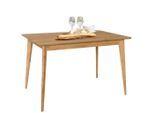 Carryhome Esstisch , Eichefarben , Holz , Wildeiche , massiv , rechteckig , eckig , 80x76x120 cm , In verschiedenen Grössen erhältlich , Esszimmer, Esstische, Holztische, Massivholztische