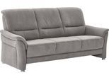 3-Sitzer DIE PLANBAR "PP-PF23182", grau, B:198cm H:96cm T:93cm, 100% Polyester, Sofas, Federkernpolsterung, wahlweise mit motorischer Vorziehbank