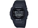 Chronograph CASIO BABY-G, schwarz, Armbanduhren, Damen, Chronograph, Quarzuhr, Armbanduhr, Damenuhr, automatischer Kalender, digital, Timer