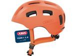 Fahrradhelm ABUS "YOUN-I 2.0" Gr. M, orange (mono orange), Helme, M/905 Kopfumfang: 52cm - 57cm