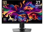 MSI Gaming-Monitor "MPG 271QR QD-OLED X50", Energieeffizienz: F (A-G), schwarz, B:60,93cm H:37,39cm T:7,23cm, Monitore