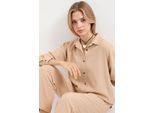 Leinenmix Langarmhemd und Hose Set