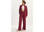 Jacken-Hosen Viskose-Mix Zweiteiliges Coord-Set