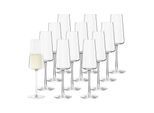 Champagnerglas STÖLZLE "Champagnergläser Power 240 ml 12er Set transparent", bunt (transparent), 12 tlg., Glas, Trinkgefäße, Champagnerglas