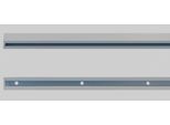 Gardinenschiene INDEKO "Pescara", weiß, L:120cm T:1,4cm, Gardinenstangen, Gardinenschiene, Innenlauf Komplett-Set inkl. Gleitern und Montagematerial