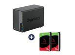 Synology DiskStation DS224+ 2 Einschübe NAS-Server Leergehäuse (DS224+) + 12TB (2x6TB) Seagate IronWolf® SATA Festplatten