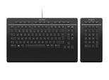 3Dconnexion Tastatur Pro mit Numpad Schwarz - US