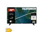 Telefunken XH32TP900S Fernseher 32 Zoll Smart TV powered by TiVo HD, HDR TV, HD+ 6 Monate (2026)