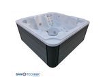 OUTDOORPOOL+AD+ST OASIS MAXI white marble 210x210x95 cm