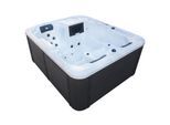 OUTDOORPOOL+AD+ST OASIS white marble 208x175x90 cm