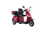 ECONELO E-Seniorenmobil Billy 2.0, Blei-Akku, 3-Rad, 60V, 1000 Watt, groß Sitz, Rot