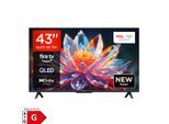 TCL 43T6C QLED Fernseher 43 Zoll Fire TV 4K UHD Smart TV HDR Dolby Vision Alexa Triple-Tuner (2026)
