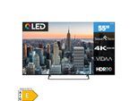 Smart Tech 55QV02K QLED Fernseher 55 Zoll Smart TV VIDAA HDR Fernseher mit 4K UHD, Bluetooth (2026)