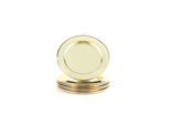 Dekorative Glasuntersetzer 6tlg - gold