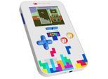 ATARI Retro Konsole "Go Gamer Tetris", weiß, blau, B:13,34cm H:20,65cm T:4,78cm, Spielekonsolen, Retro Konsole