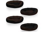 BedDog® Hundebett SUNNY 4in1 oder einfarbig, waschbar, mit Rand, Hundekissen