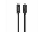 BELKIN USB-Kabel "Connect Thunderbolt 4-Kabel", schwarz, 200cmcm, Kabel, 2 m, aktiv, unterstützt gleichzeitig Stromversorgung, Datenübertragung, USB-Kabel