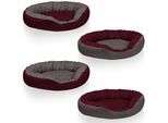 BedDog® Hundebett SUNNY 4in1 oder einfarbig, waschbar, mit Rand, Hundekissen