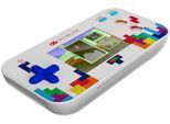 ATARI Retro Konsole "Gamer V Tetris", weiß, blau, B:16,84cm H:13,03cm T:3,81cm, Spielekonsolen, Retro Konsole