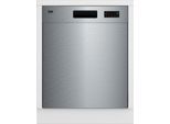 BEKO Unterbaugeschirrspüler "BDUN15430X", Energieeffizienz: D, silber (silberfarben), B:59,8cm H:81,8cm T:57cm, Geschirrspüler, Selbsttrocknung —- automatische Türöffnung, Unterbaugeschirrspüler