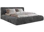 POLSTERBETT TILBEA CLASSIC 140/200 - Grau Cordstoff - Pocket-Matratze