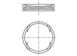 MAHLE Kolben 0635500 für Fiat