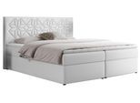 BOXBETT LEILA 140/200 Weiß Kunstleder - H4