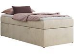 BOXBETT ZERO 90/200 - Beige Velvet - H4 - Topper Visco