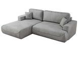 ECKSOFA OVO L Hellgrau Velvet - Links Seite