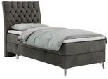 BOXBETT MILEN 90/200 Dunkelgrau Velvet - H3 - Links Seite