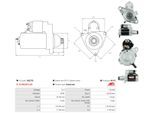 AS-PL Starter s6237s für TOYOTA