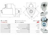 AS-PL Starter s6022 für Opel ISUZU ROVER
