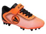 Fußballschuh JAKO "J-SFG COURSE EV", Mädchen, Gr. 35, orange (neon orange, jet schwarz), Synthetik, Textil, Schuhe Fußballschuh, für Rasenplätze, für Kinder